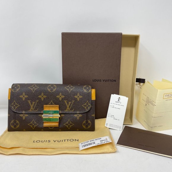 LOUIS VUITTON Monogram Monogram Mini Wallet 4Set Khaki LV Auth